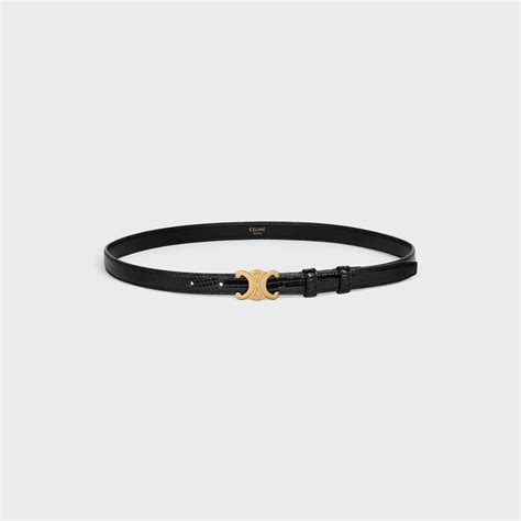 Céline Ceinture en cuir Celine pour femme, petite taille, Triomphe.